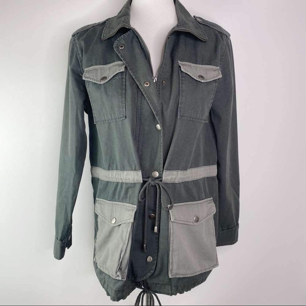 Life In Progress Green Utility Jacket - Picture 3 of 8